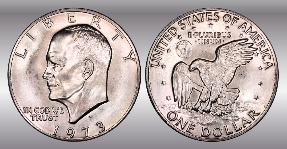 1973-S-Silver-Eisenhower-Dollar---Business-Strike